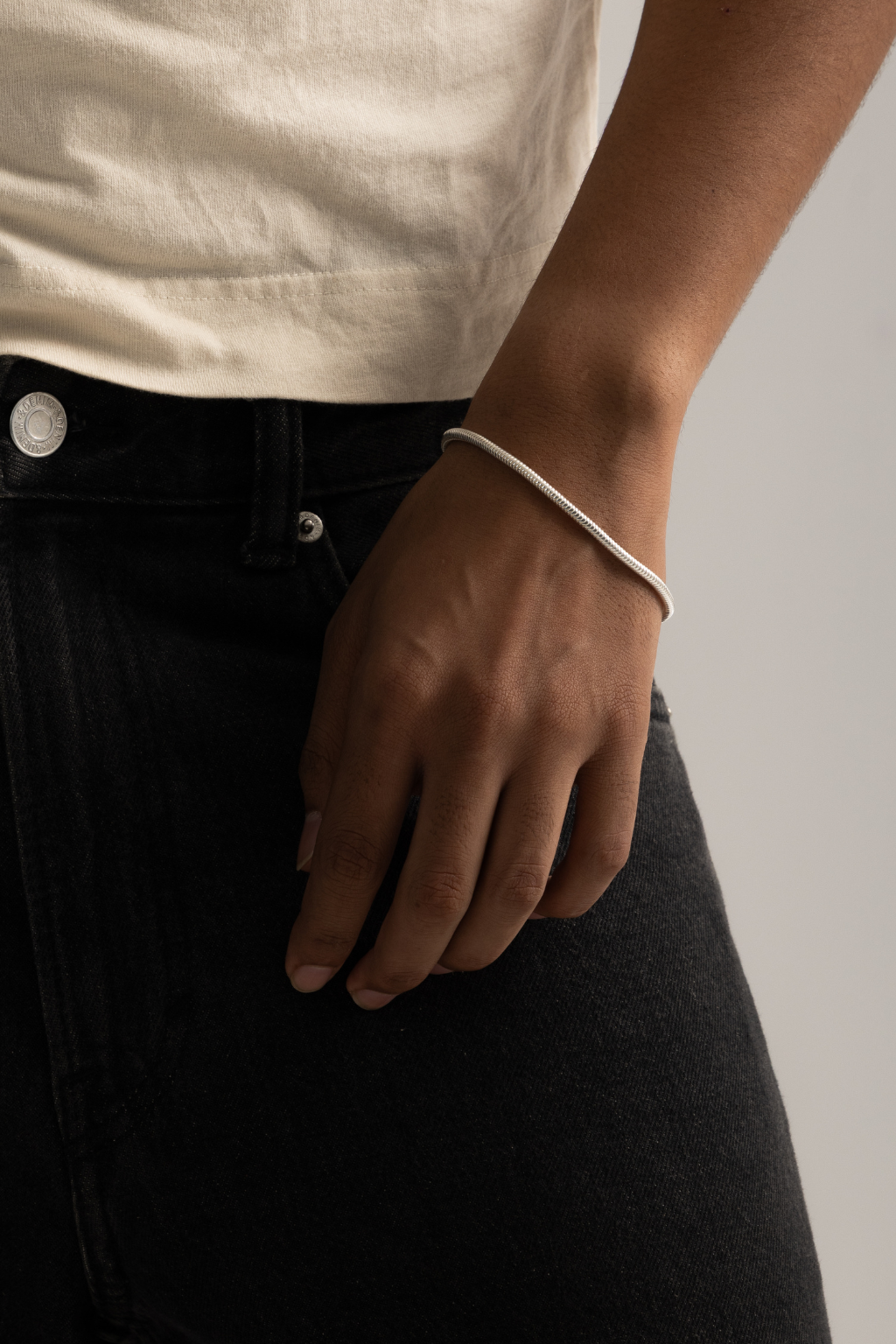 Snake Chain Bracelet (Silver)