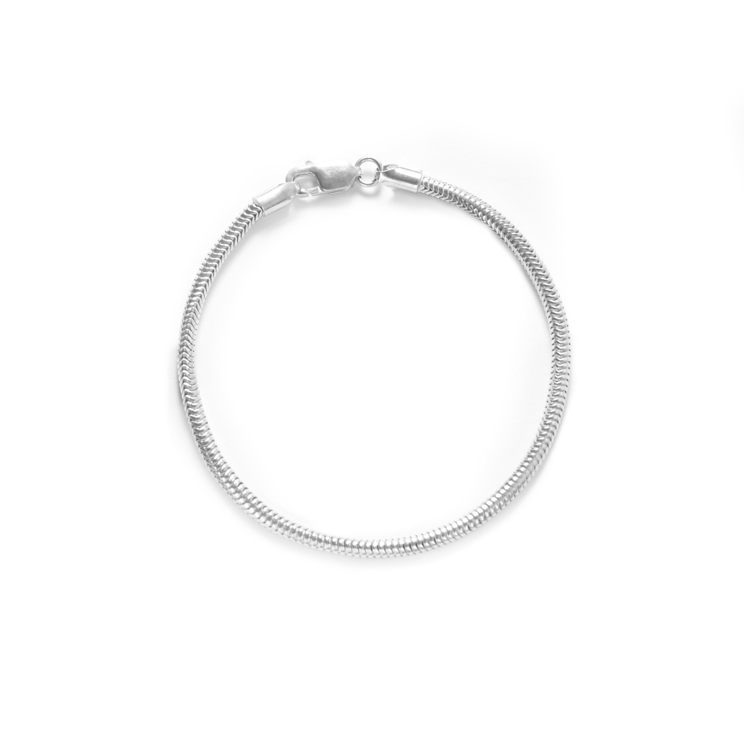 Snake Chain Bracelet (Silver)