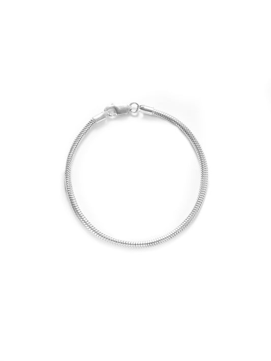 Snake Chain Bracelet (Silver)