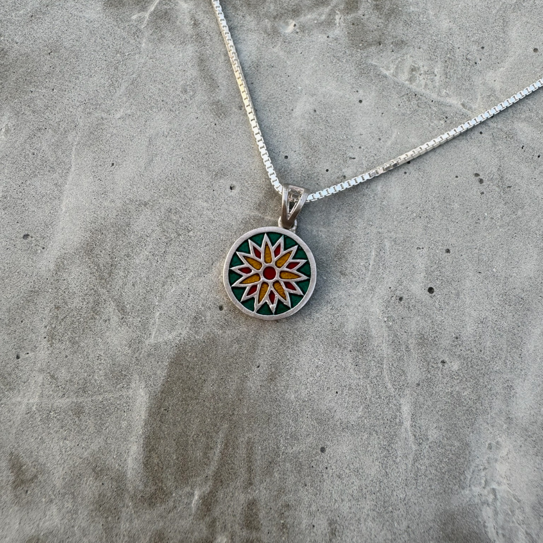 Meenakari Reversible Pendant (Colorway)